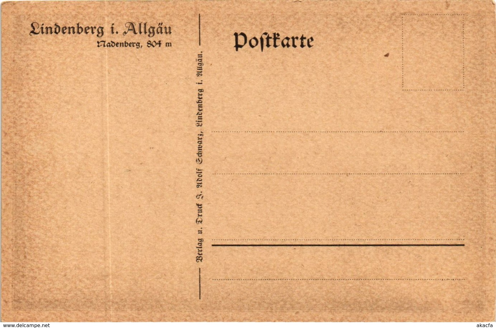 CPA AK LINDENBERG I. ALLGÄU GERMANY (865715) - Lindenberg I. Allg.