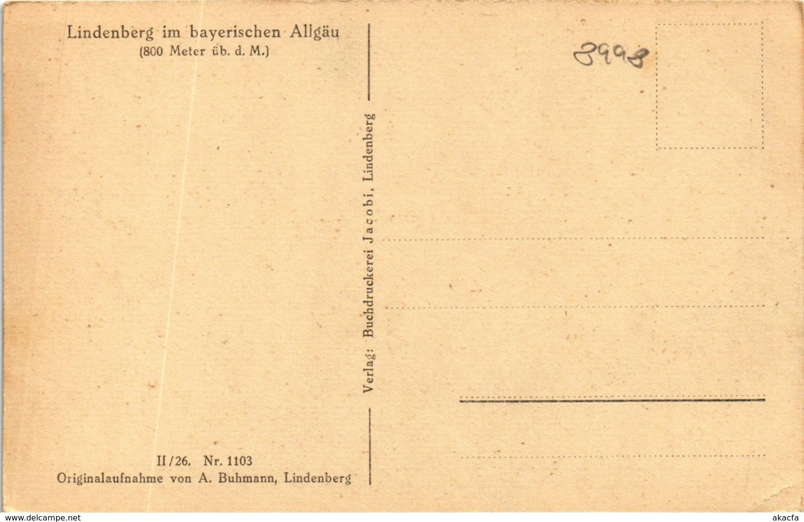 CPA AK LINDENBERG I. ALLGÄU GERMANY (865771) - Lindenberg I. Allg.