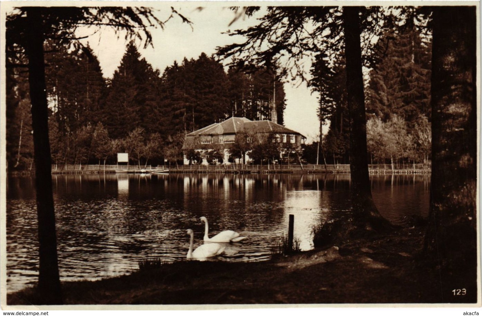 CPA AK LINDENBERG I. ALLGÄU Hotel Am Waldsee GERMANY (865793) - Lindenberg I. Allg.