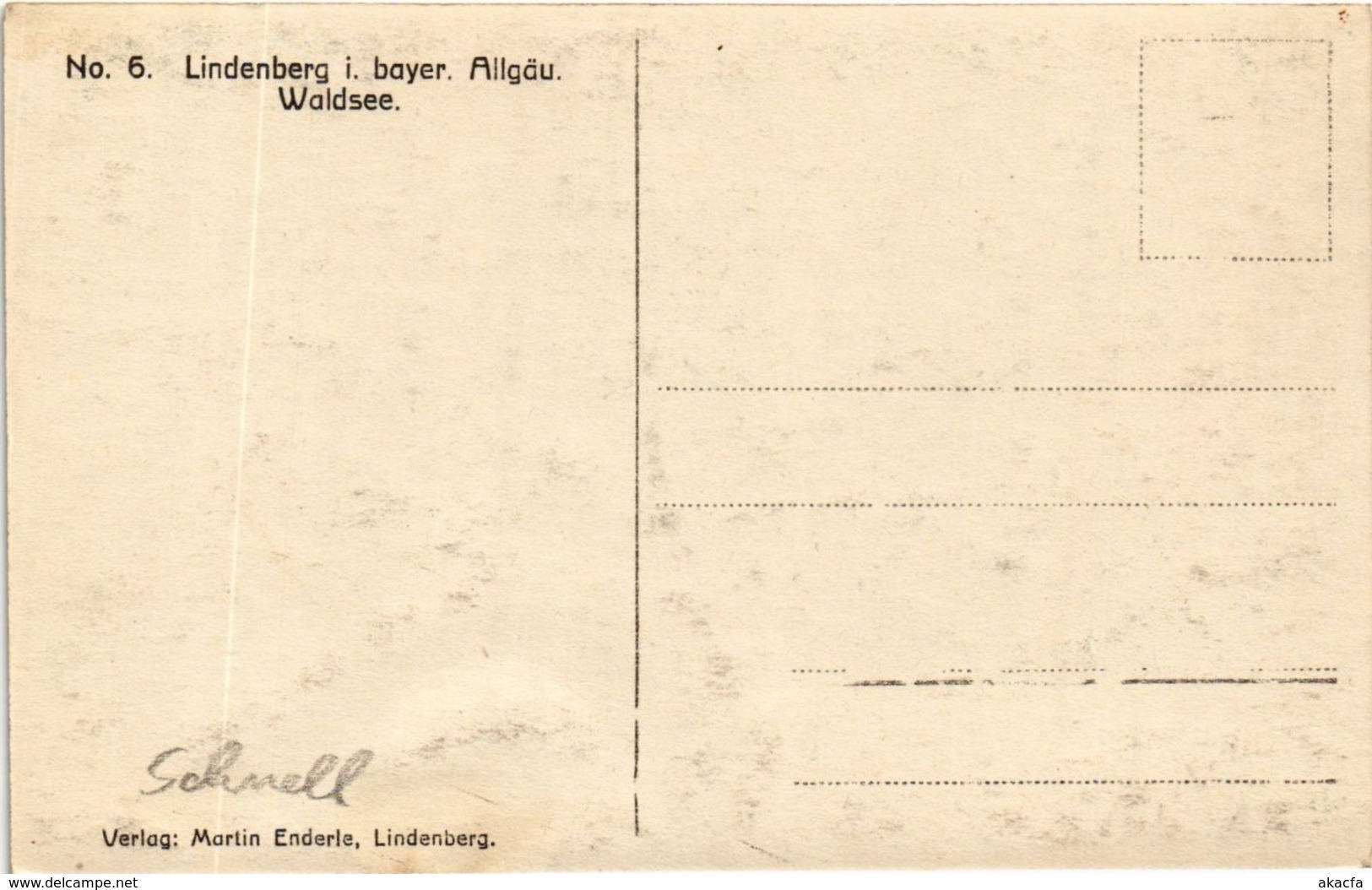 CPA AK LINDENBERG I. ALLGÄU Waldsee GERMANY (865916) - Lindenberg I. Allg.