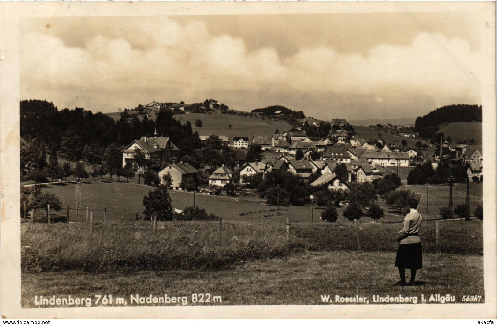 CPA AK LINDENBERG I. ALLGÄU Nadenberg GERMANY (865941) - Lindenberg I. Allg.