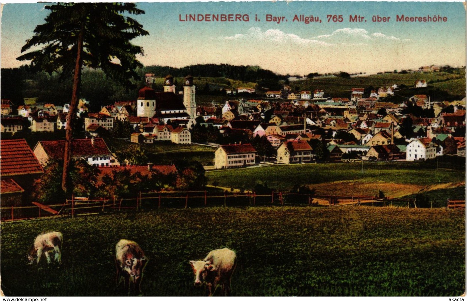 CPA AK LINDENBERG I. ALLGÄU GERMANY (865955) - Lindenberg I. Allg.
