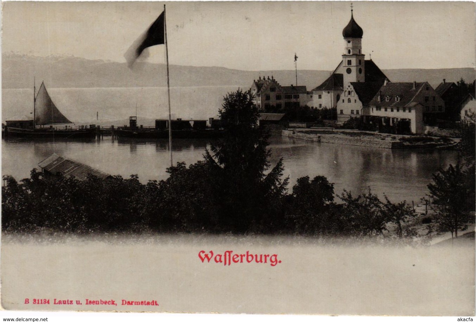 CPA AK WASSERBURG A. BODENSEE GERMANY (866047) - Wasserburg (Bodensee)
