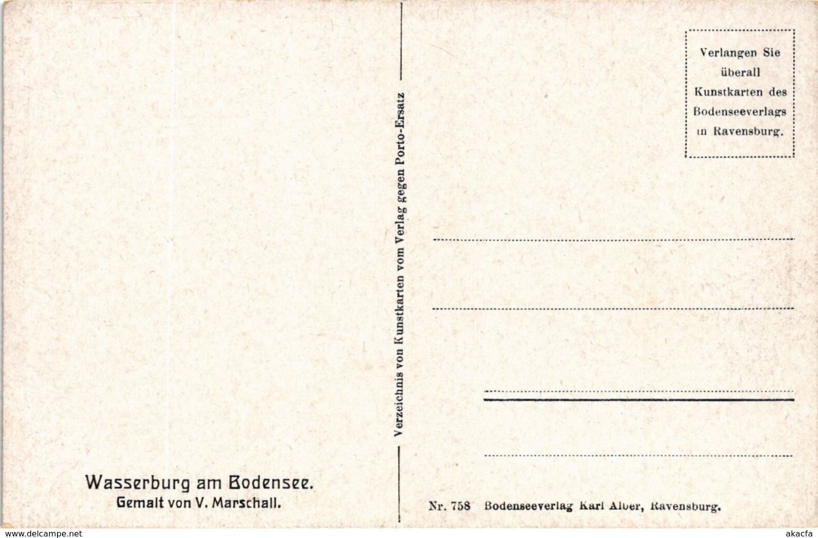 CPA AK WASSERBURG A. BODENSEE GERMANY (866048) - Wasserburg (Bodensee)