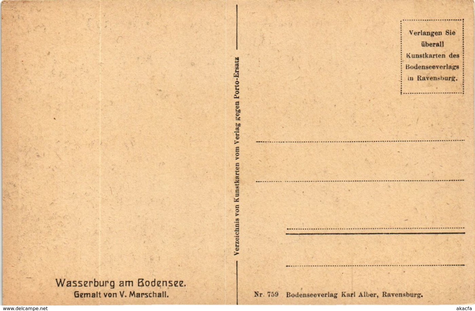 CPA AK WASSERBURG A. BODENSEE GERMANY (866054) - Wasserburg (Bodensee)