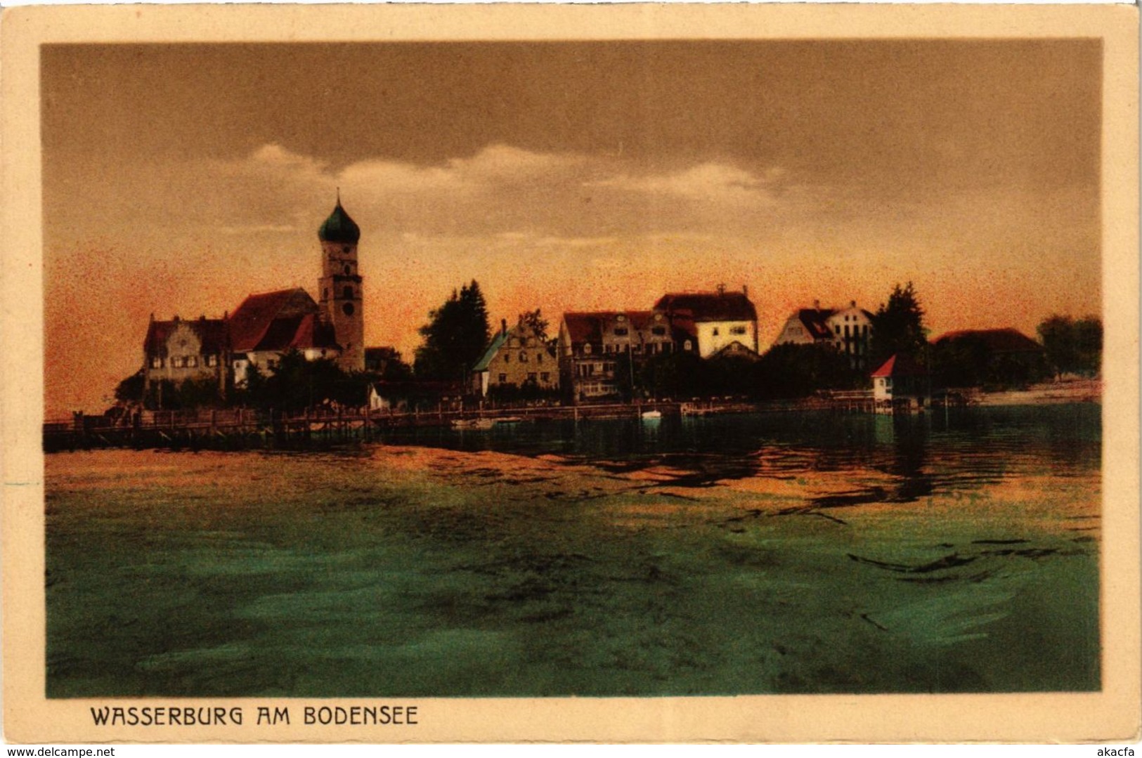 CPA AK WASSERBURG A. BODENSEE GERMANY (866069) - Wasserburg (Bodensee)