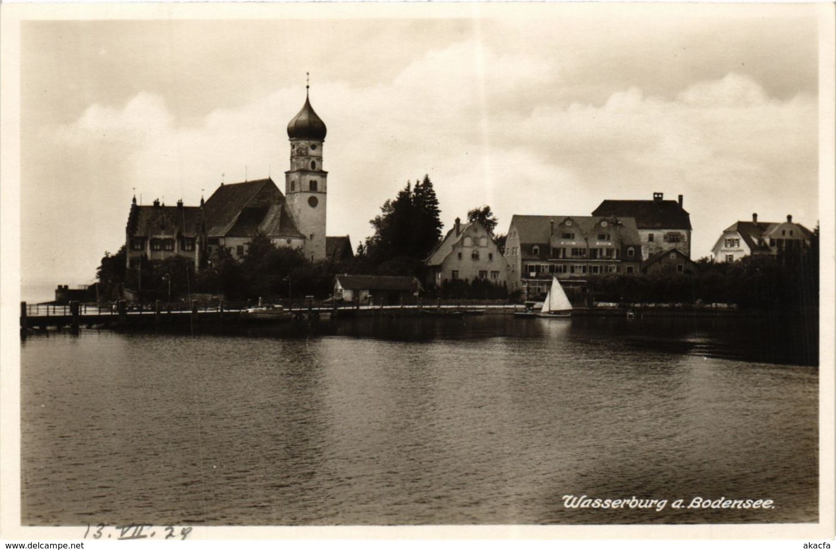 CPA AK WASSERBURG A. BODENSEE GERMANY (866077) - Wasserburg (Bodensee)