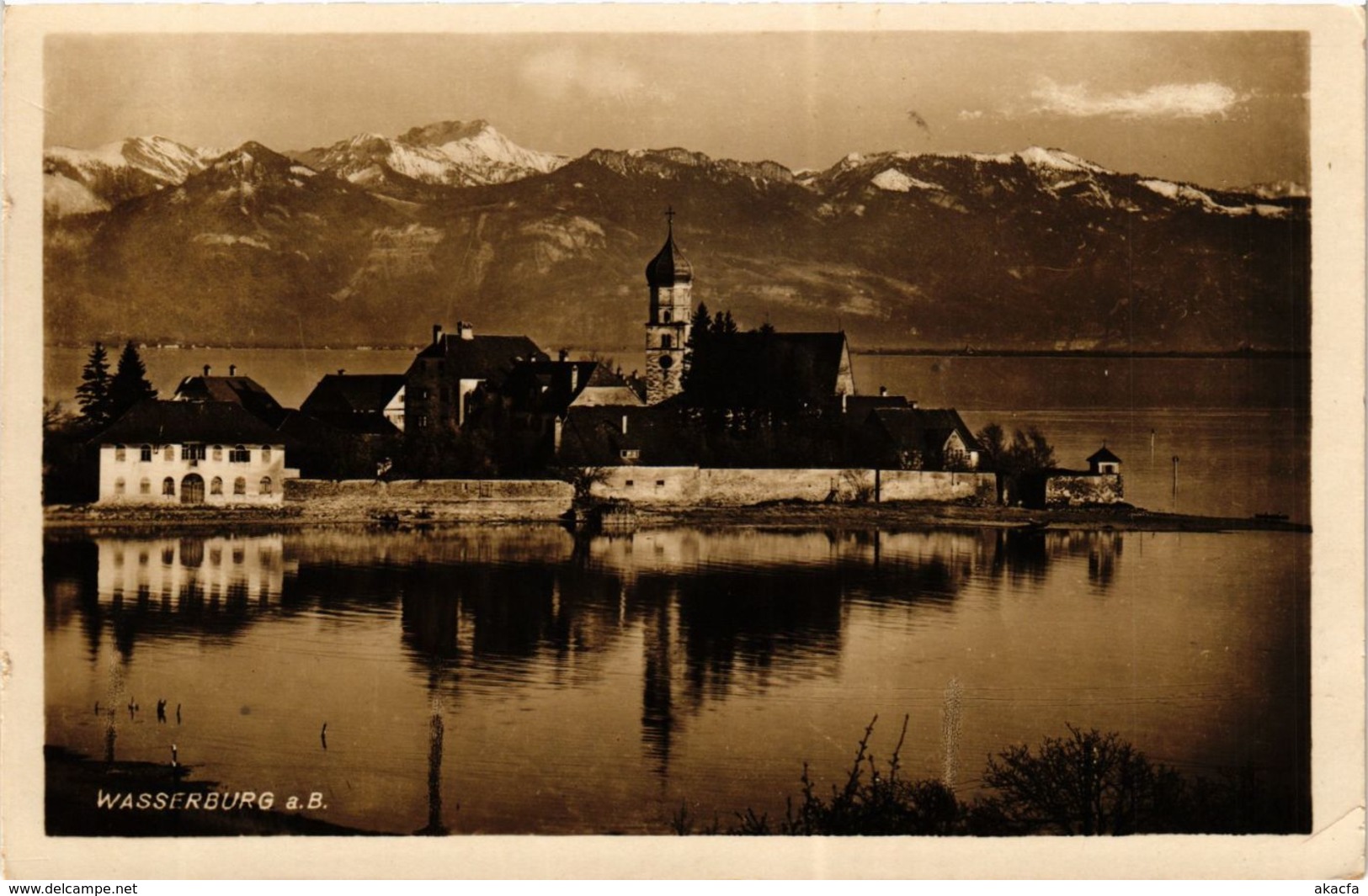 CPA AK WASSERBURG A. BODENSEE GERMANY (866096) - Wasserburg (Bodensee)