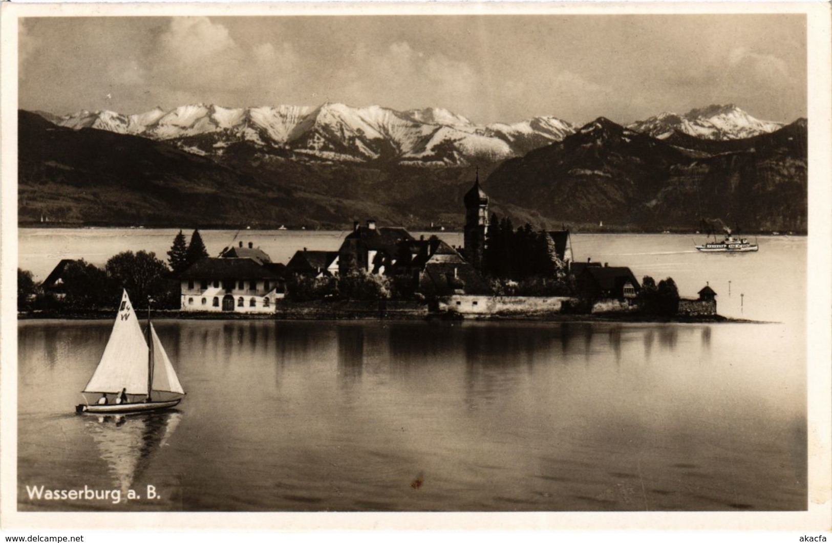 CPA AK WASSERBURG A. BODENSEE GERMANY (866111) - Wasserburg (Bodensee)