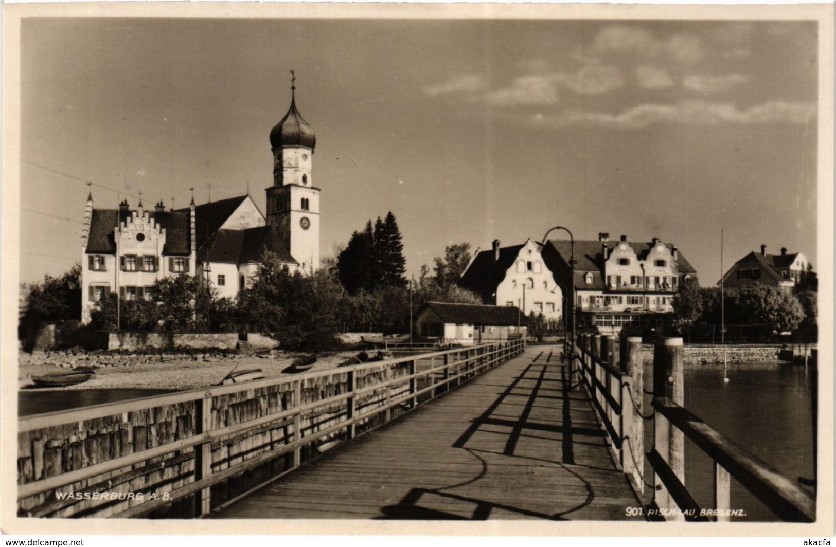 CPA AK WASSERBURG A. BODENSEE GERMANY (866120) - Wasserburg (Bodensee)