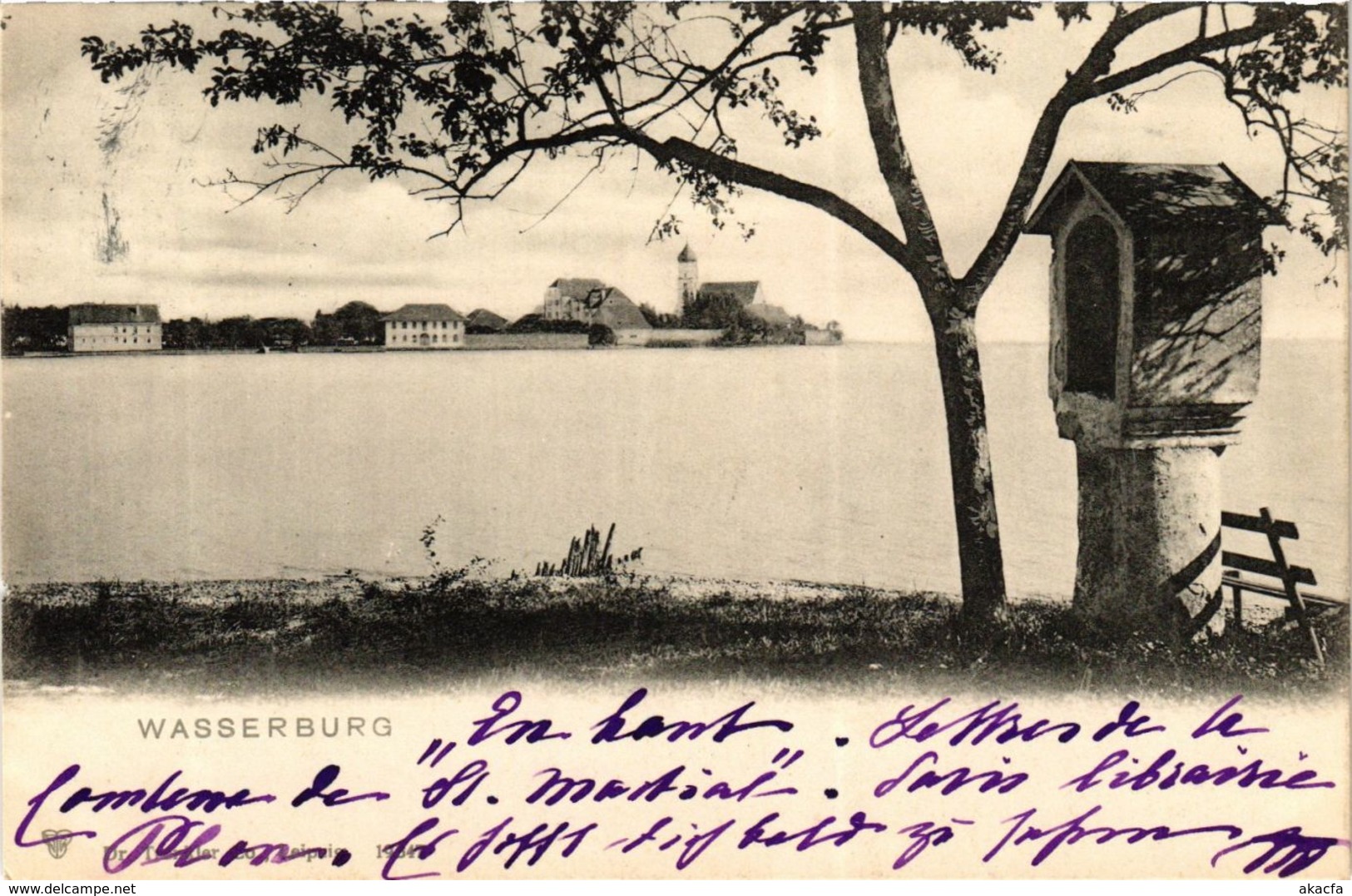 CPA AK WASSERBURG A. BODENSEE GERMANY (866149) - Wasserburg (Bodensee)