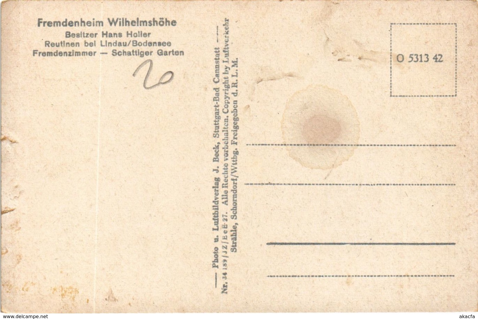 CPA AK WASSERBURG A. BODENSEE GERMANY (866150) - Wasserburg A. Bodensee