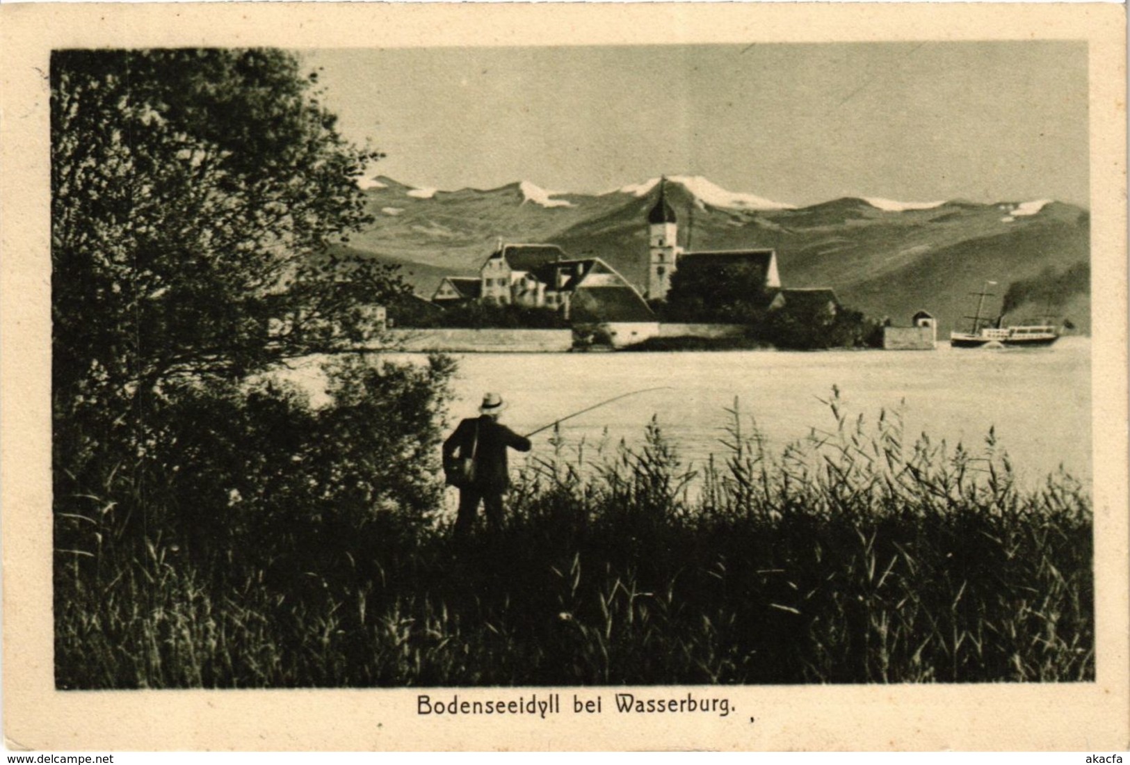 CPA AK WASSERBURG A. BODENSEE Idyll GERMANY (866158) - Wasserburg (Bodensee)