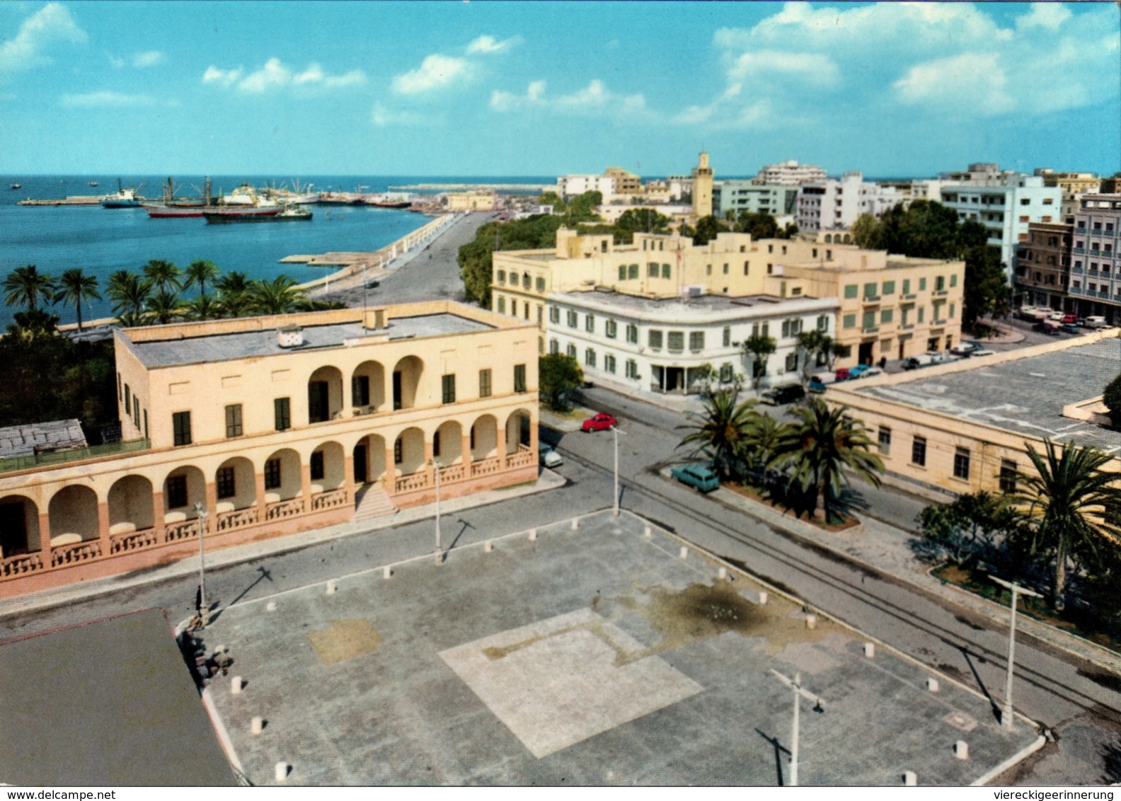 ! Moderne Ansichtskarte Benghazi, Lybien, Hafen, Harbour - Libyen