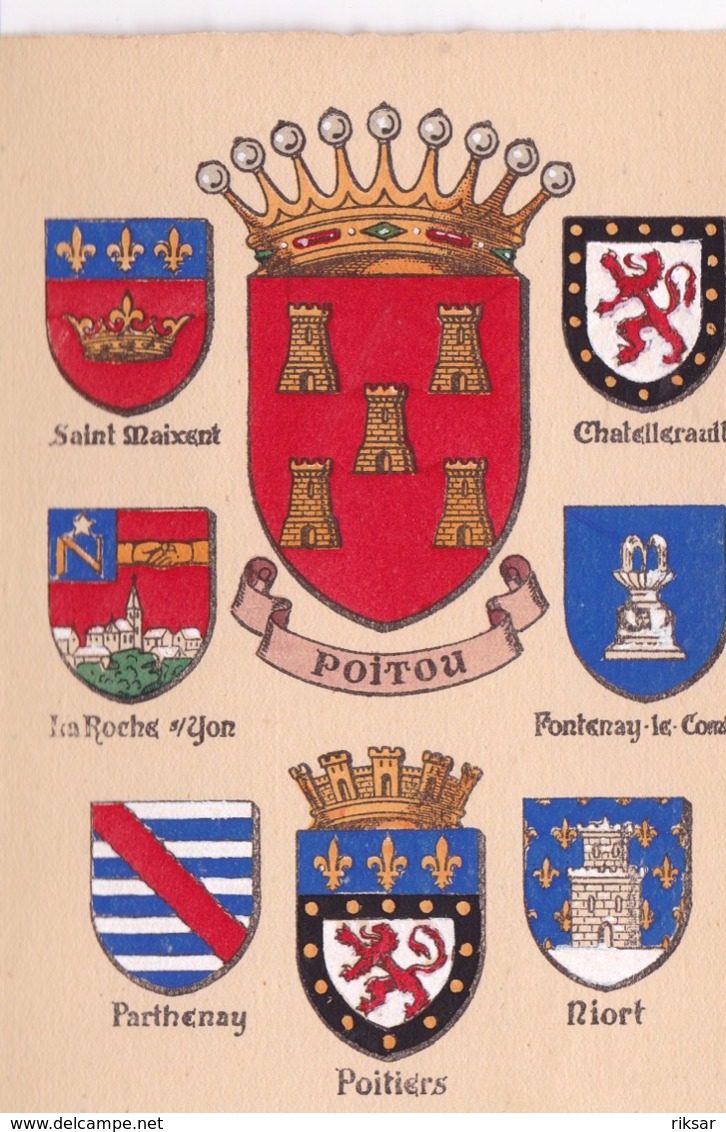 BLASON(ILLUSTRATEUR) POITOU - Maurice