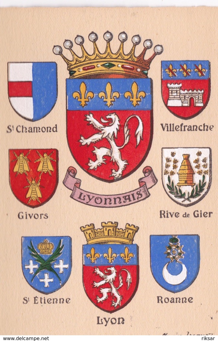 BLASON(ILLUSTRATEUR) LYONNAIS - Maurice