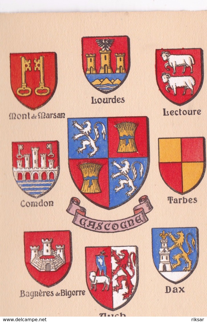 BLASON(ILLUSTRATEUR) GASCOGNE - Maurice