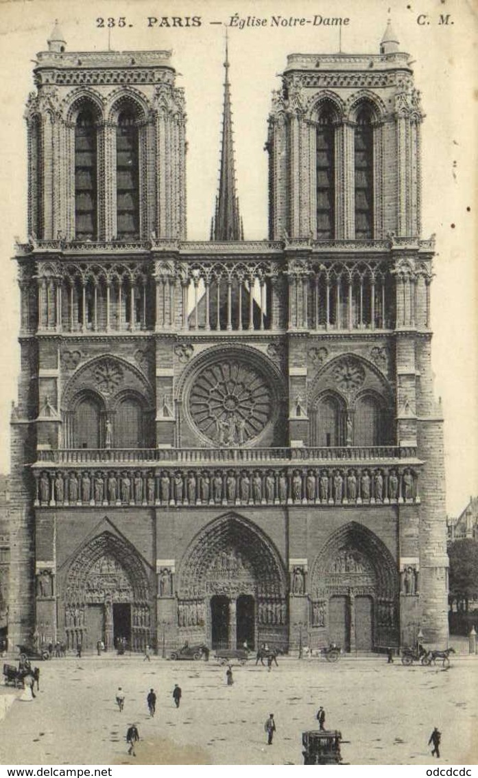 PARIS  Eglise Notre Dame RV - Notre Dame De Paris