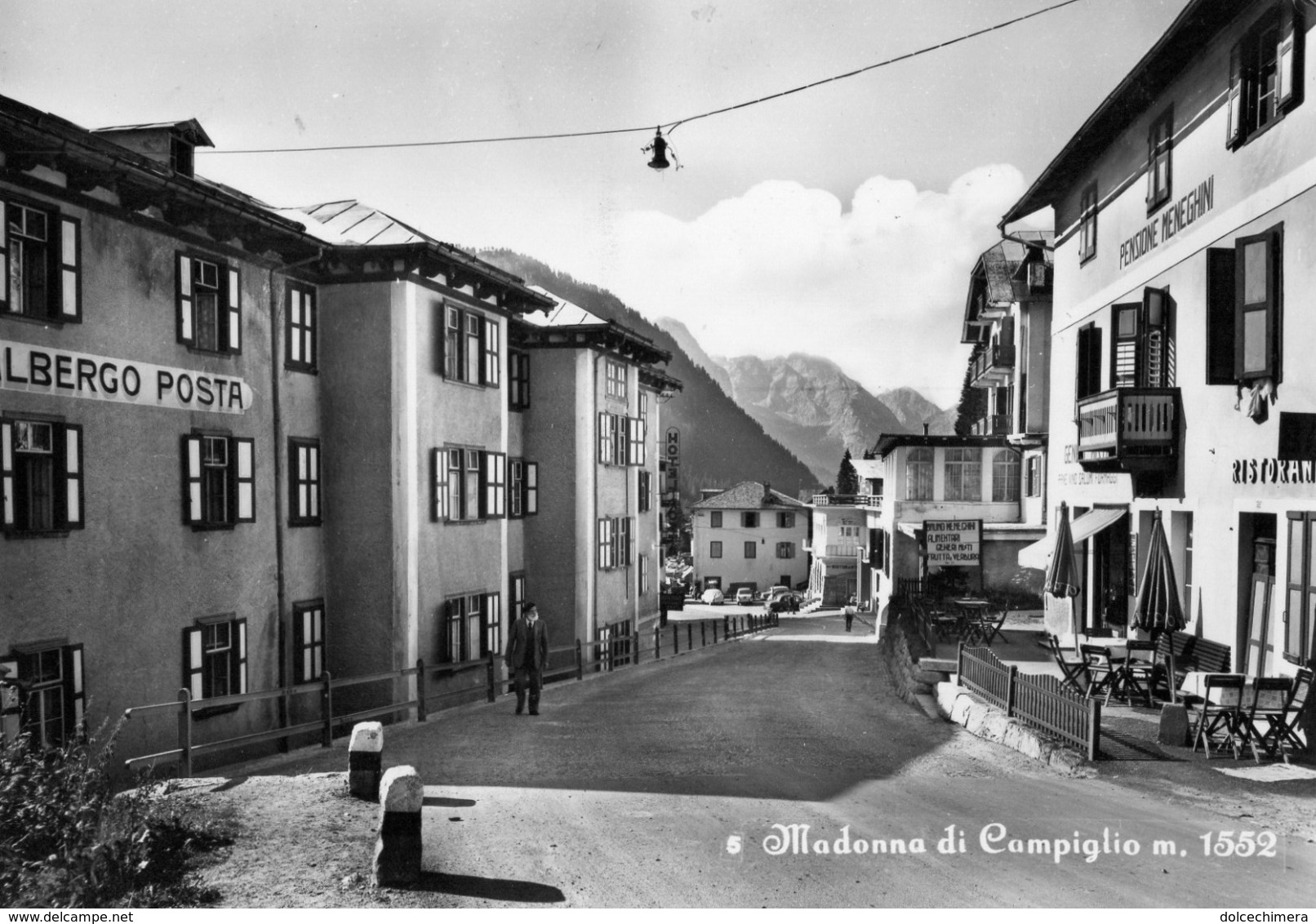 TRENTO-MADONNA DI CAMPIGLIO-ALBERGO POSTA-PENSIONE MENEGHINI - Trento