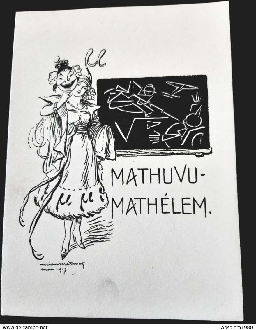 PROGRAMME 1917 THEATRE LUCIEN METIVET MATHUVU MATHELEM EDOUARD VII PIANO MUSIQUE OPERA MUSIC SPECTACLE COMEDIE - Programmes