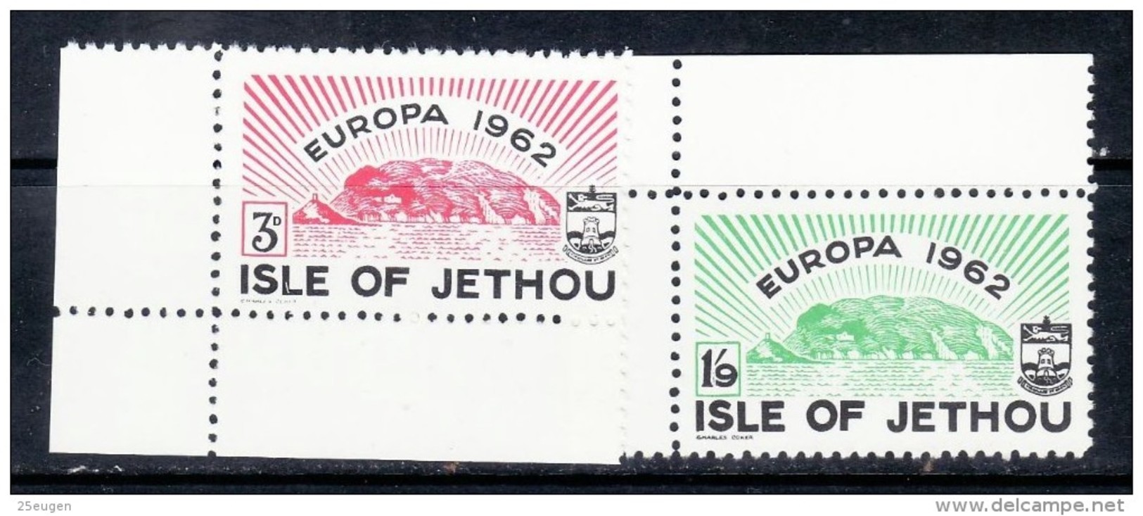 ISLE OF JETHOU 1962 EUROPA MNH - 1962