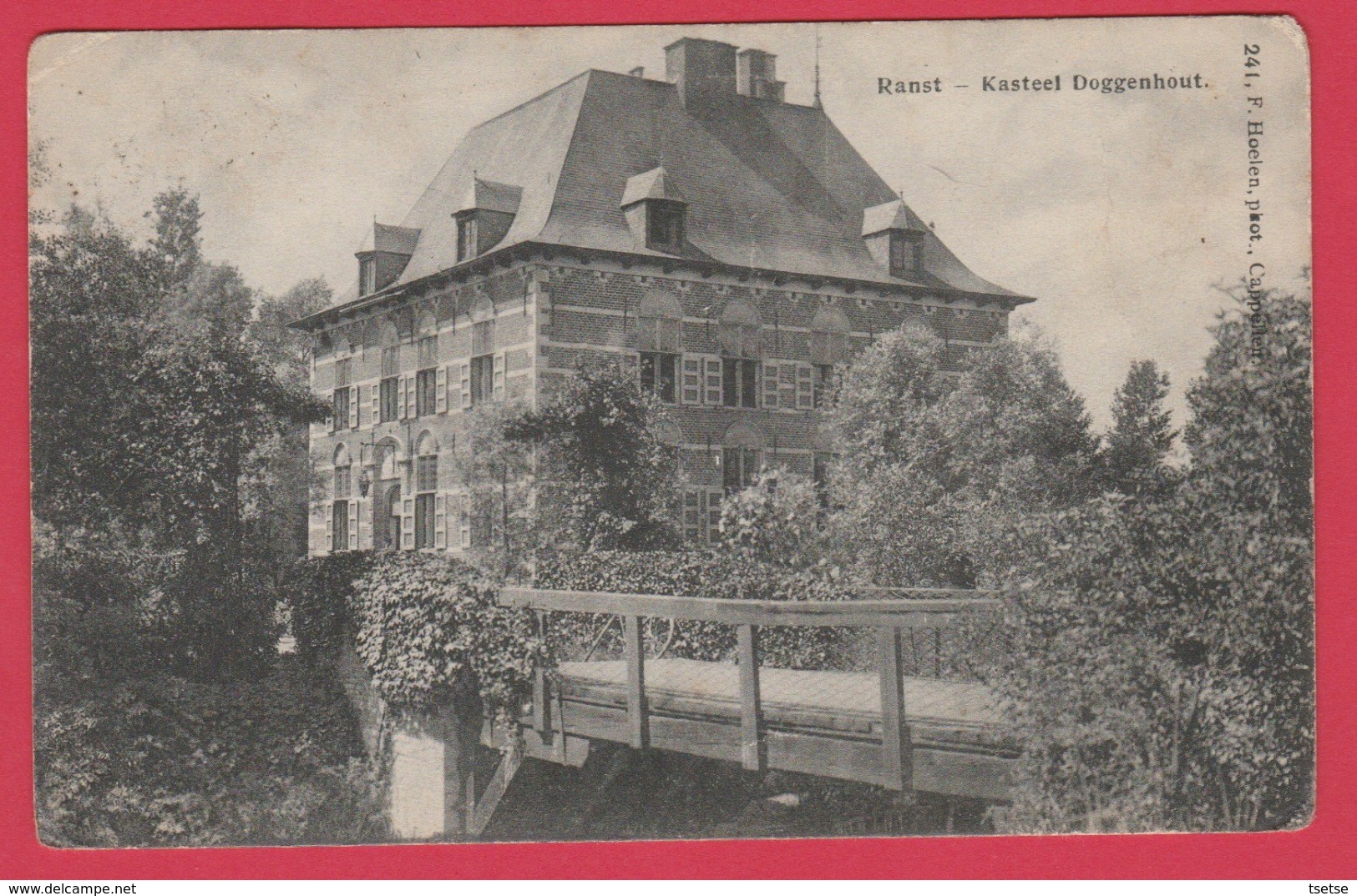 Ranst - Kasteel Doggenhout - 1911 ( Verso Zien) - Ranst