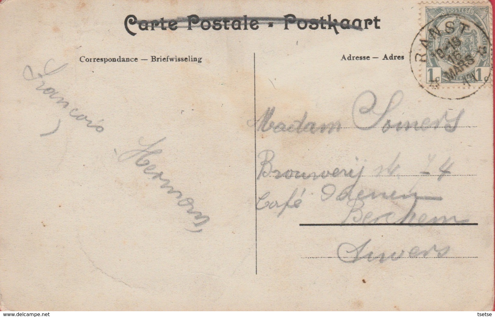 Ranst - Kasteel Doggenhout - 1911 ( Verso Zien) - Ranst