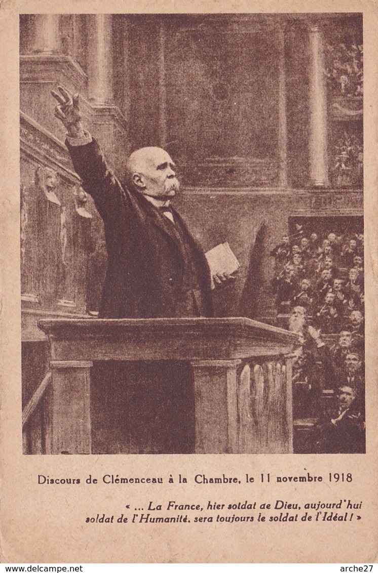 CPA - Georges CLEMENCEAU - à La Tribune De La Chambre Des Députés - 326 - Politische Und Militärische Männer