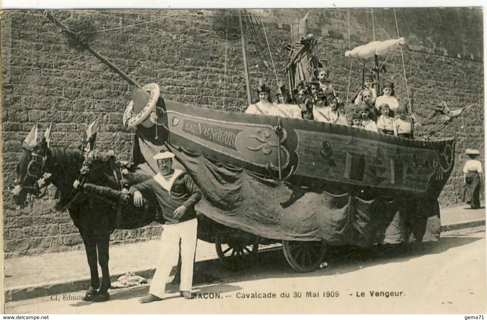 3022-71 MACON - Cavalcade Du 30 Mai 1909 - Le Vengeur - Macon