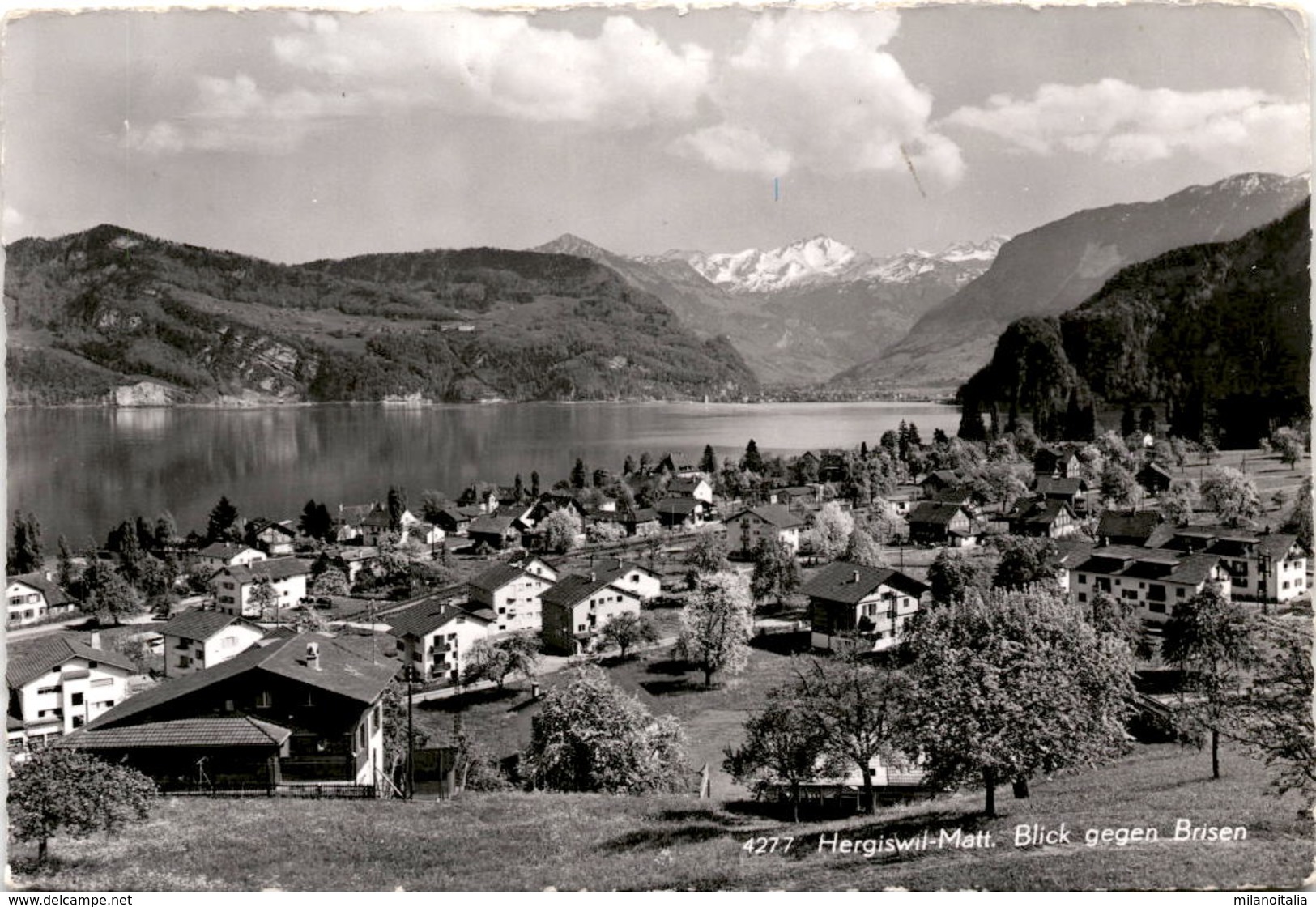 Hergiswil-Matt - Blick Gegen Brisen (4277) - Hergiswil