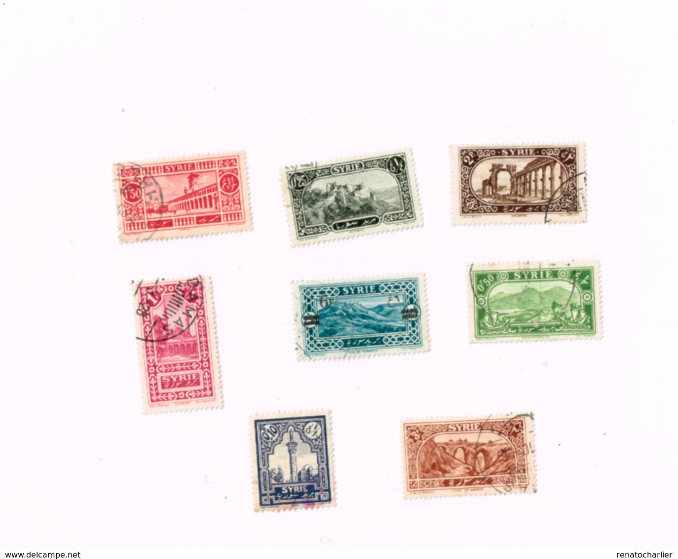 Lot De 8 Timbres Oblitérés. - Oblitérés