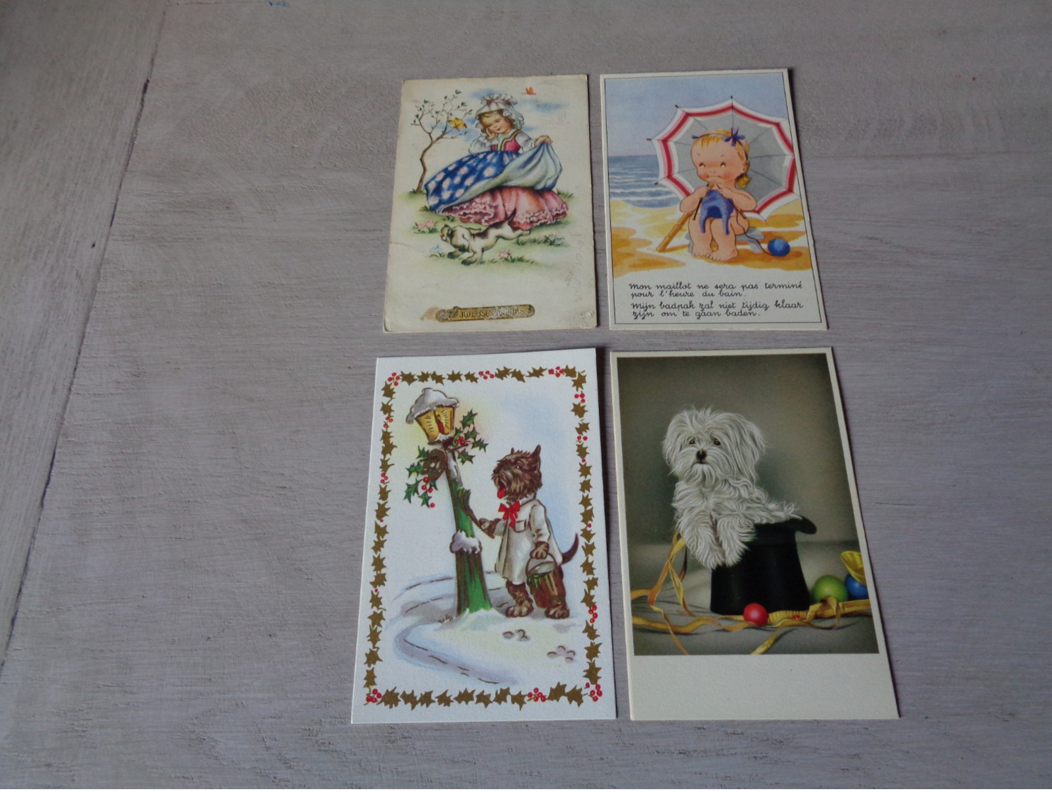 Beau lot de 60 cartes postales de fantaisie      Mooi lot van 60 postkaarten fantasie   - 60 scans