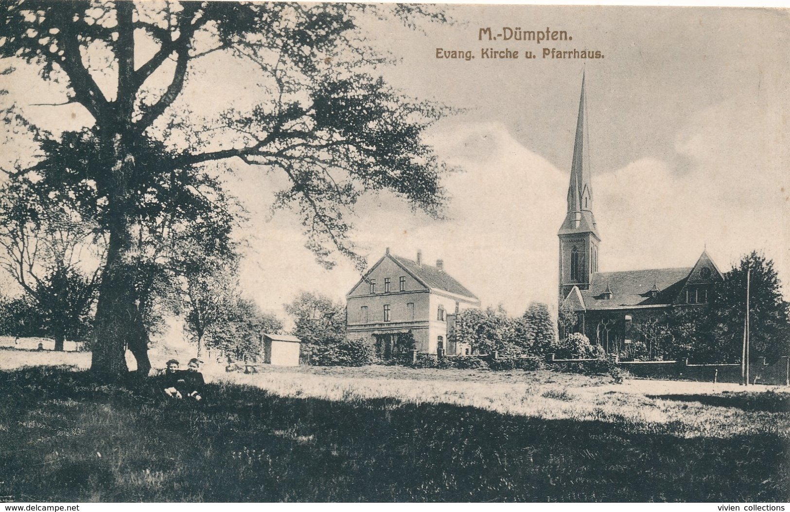 Mulheim Dümpten (Allemagne) Evang. Kirche U. Pfarrhaus - Muelheim A. D. Ruhr