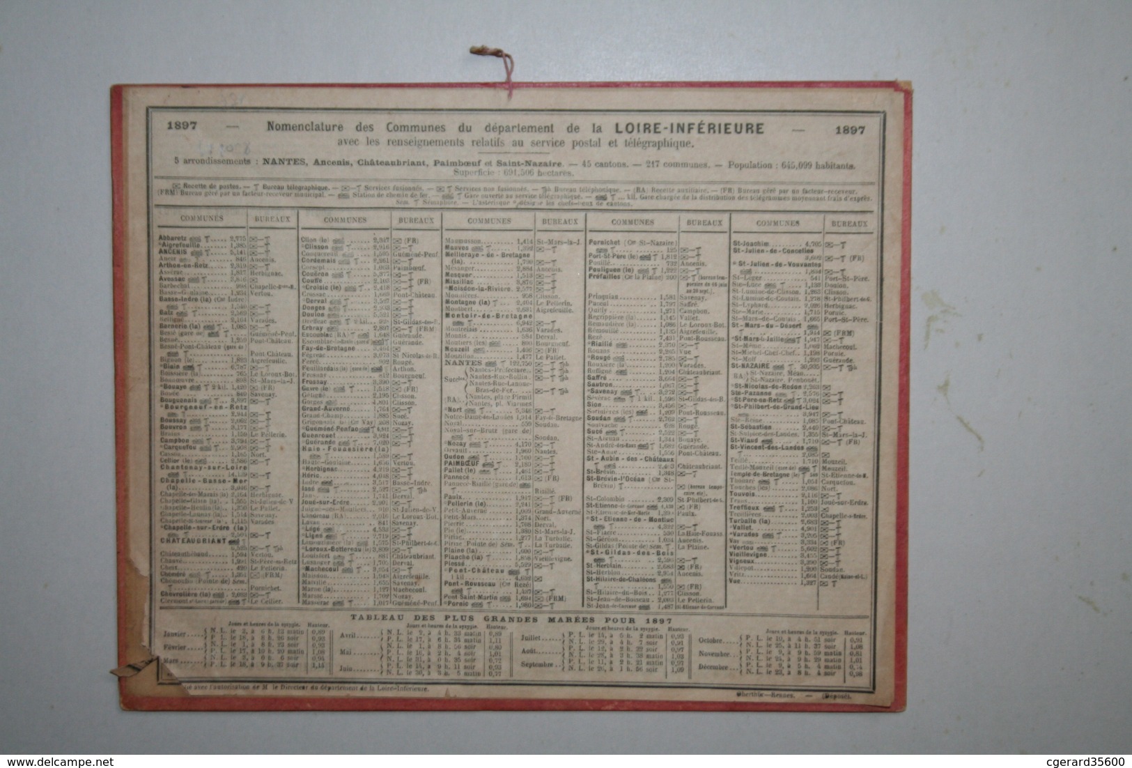 Almanach   - 1897 - Heureux Pêcheur - Groot Formaat: ...-1900