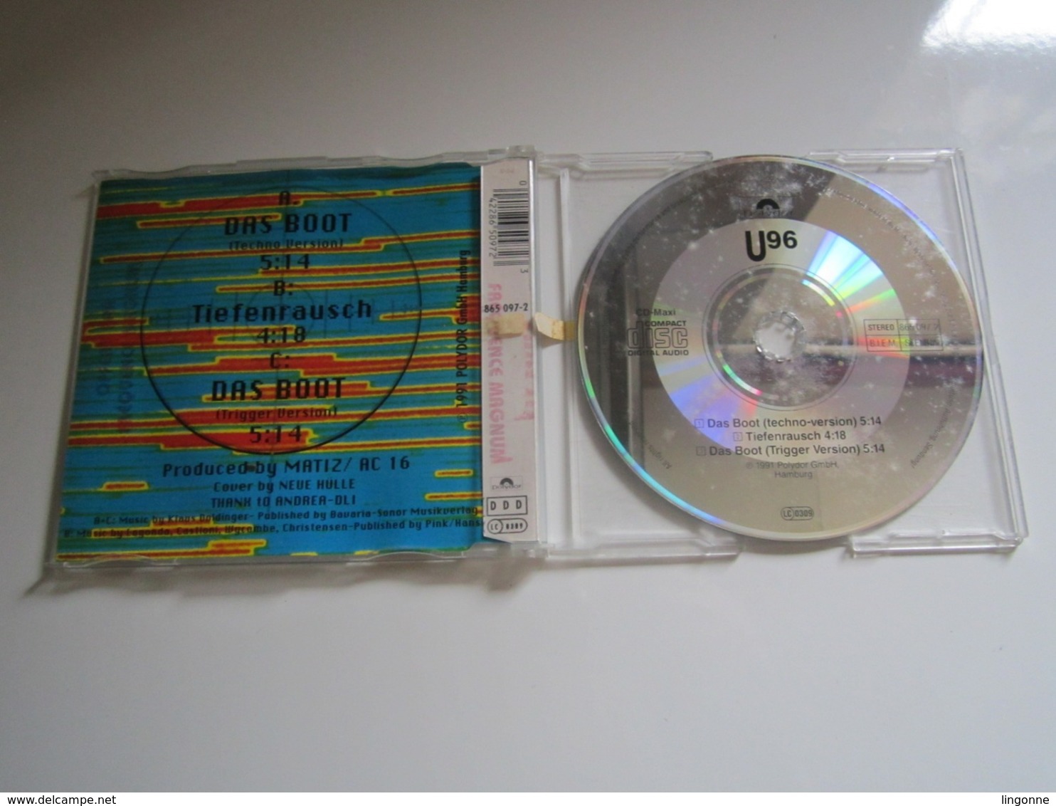 CD U 96 DAS BOOT - Sonstige - Englische Musik