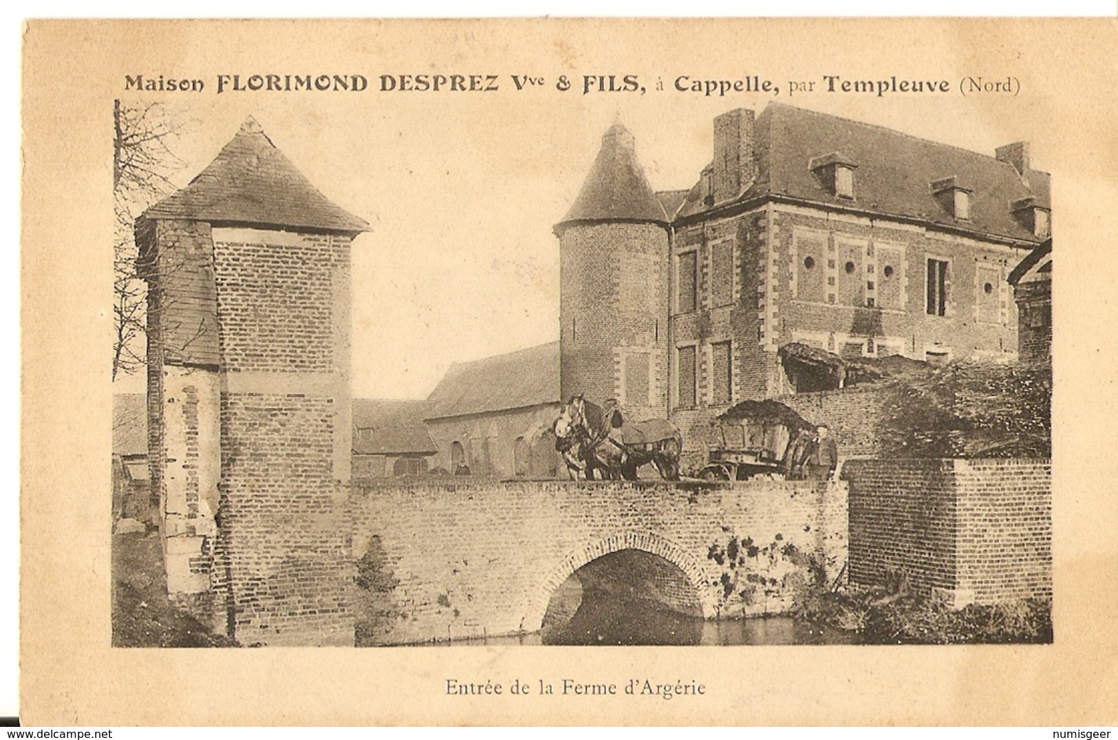 Maison FLORIMOND DESPREZ  Vve & FILS , à Capelle, Par Templeuve - Cappelle La Grande