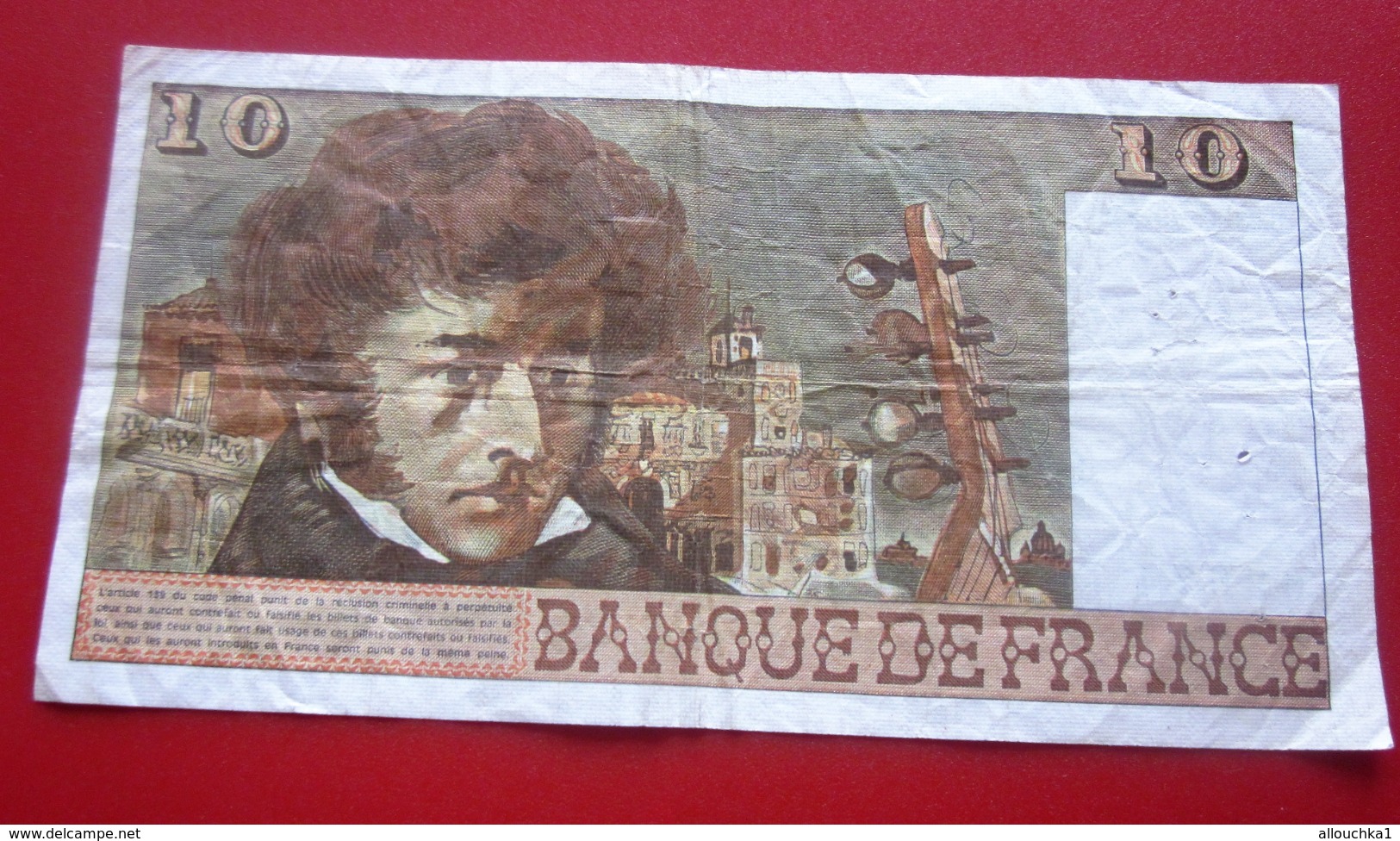 1972 Monnaie Billets De Banque Bank Billet FRANCE 1962-1997 ''Francs''  10 F 1963-1973 ''Berlioz'' - 10 F 1972-1978 ''Berlioz''