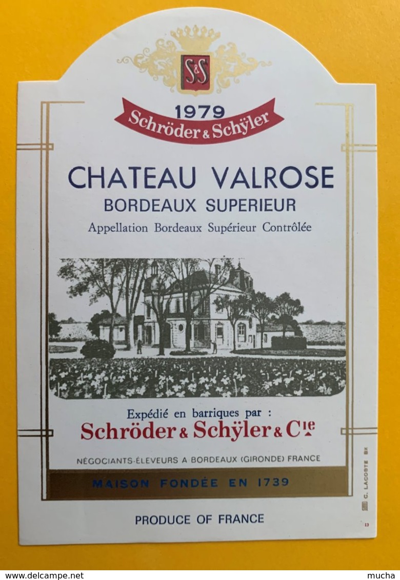 11706 -Château Valrose 1979 - Bordeaux