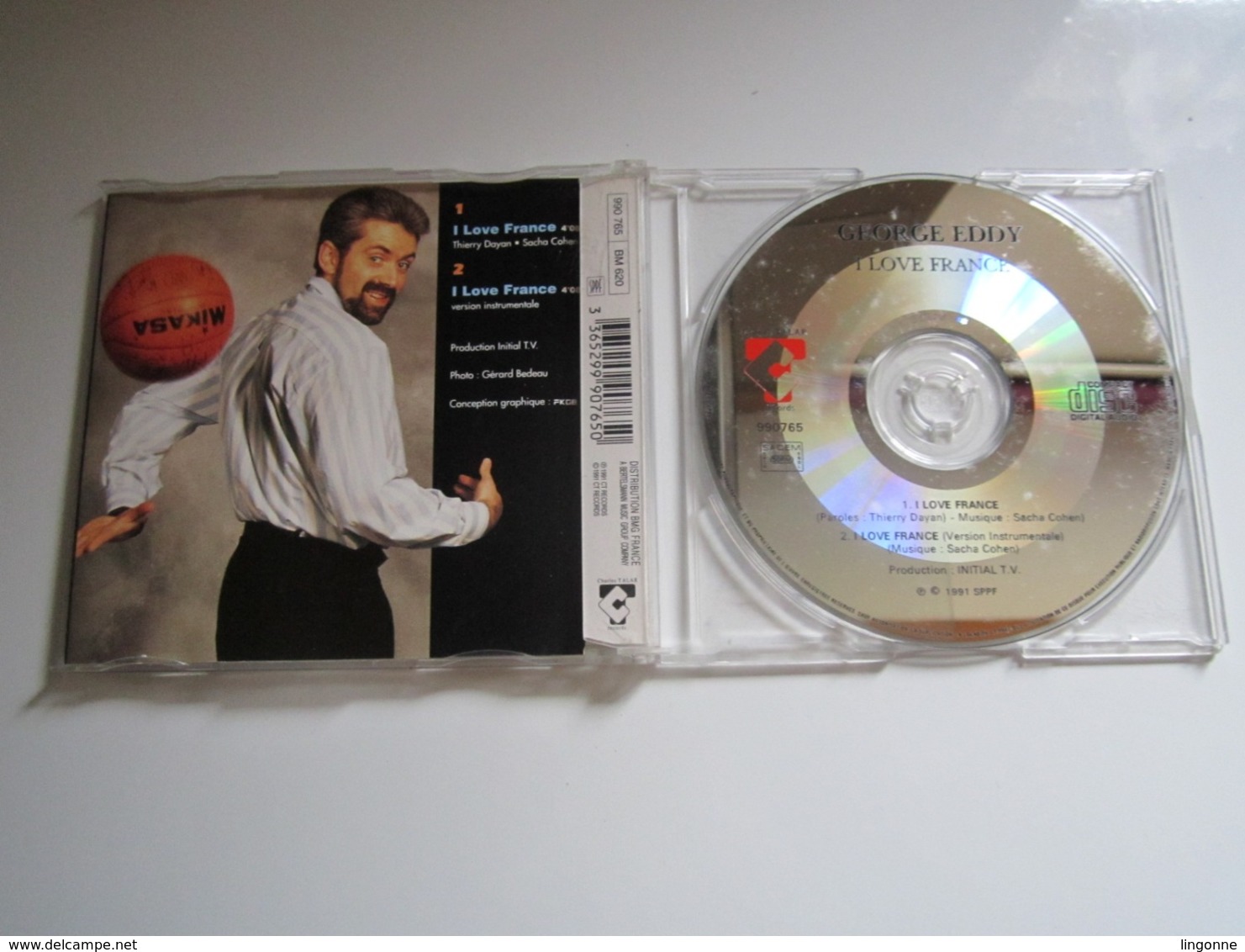 CD GEORGE EDDY I LOVE FRANCE - Sonstige & Ohne Zuordnung