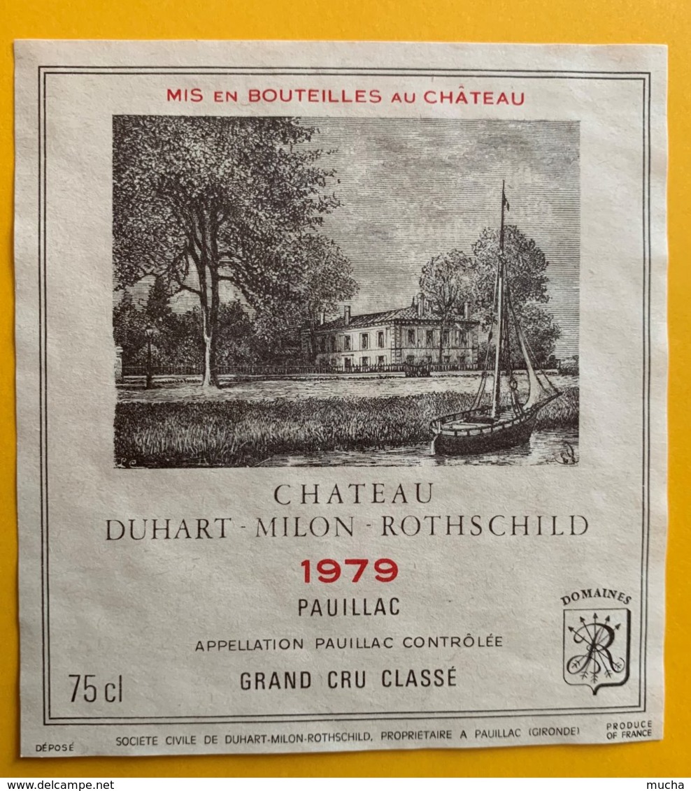 11713 - Château Duhart-Milon-Rothschild 1979 Pauillac - Bordeaux