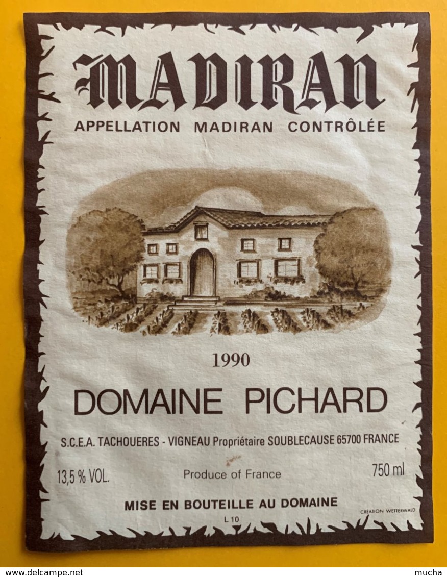 11715 - Madiran Domaine Pichard 1990 - Madiran