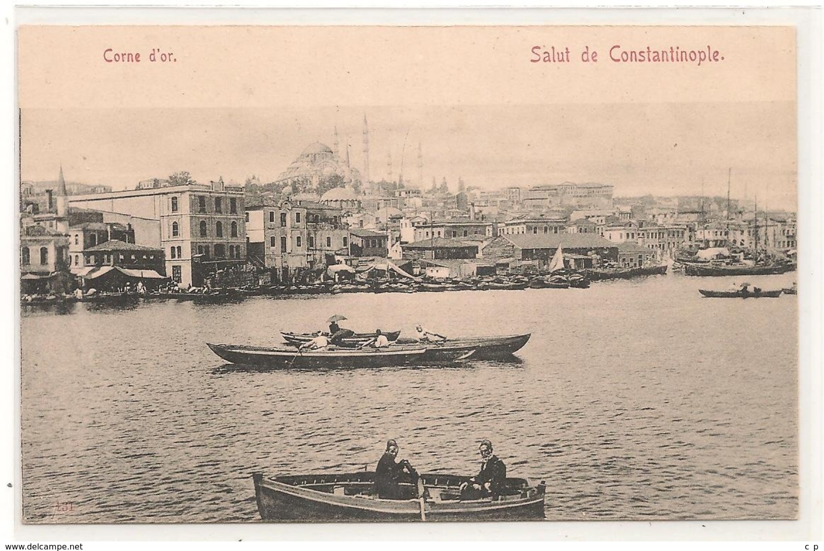 Constantinople - Corne D'Or -  CPA° - Turquie