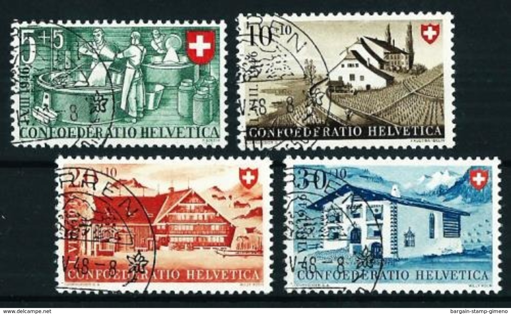 Suiza Nº 428/31 Usado Cat.20€ - Usados