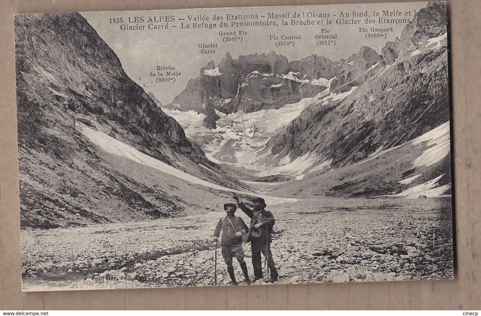 CPA 05 - Vallée Des Etançons - Massif De L'Oisans - Le Refuge Du Promontoire , La Brèche Et Le Glacier Des Etançons - Autres & Non Classés