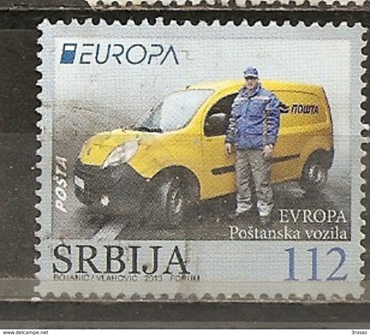 Serbia 2013 Europa Postman And Postvan Obl - Servië