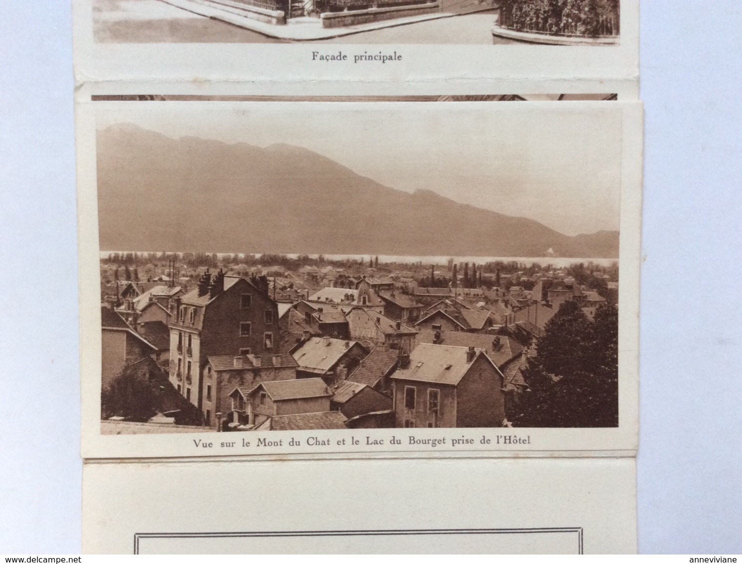 Aix-les-Bains. Hôtel Et Villa Sévigné - Dépliants Touristiques