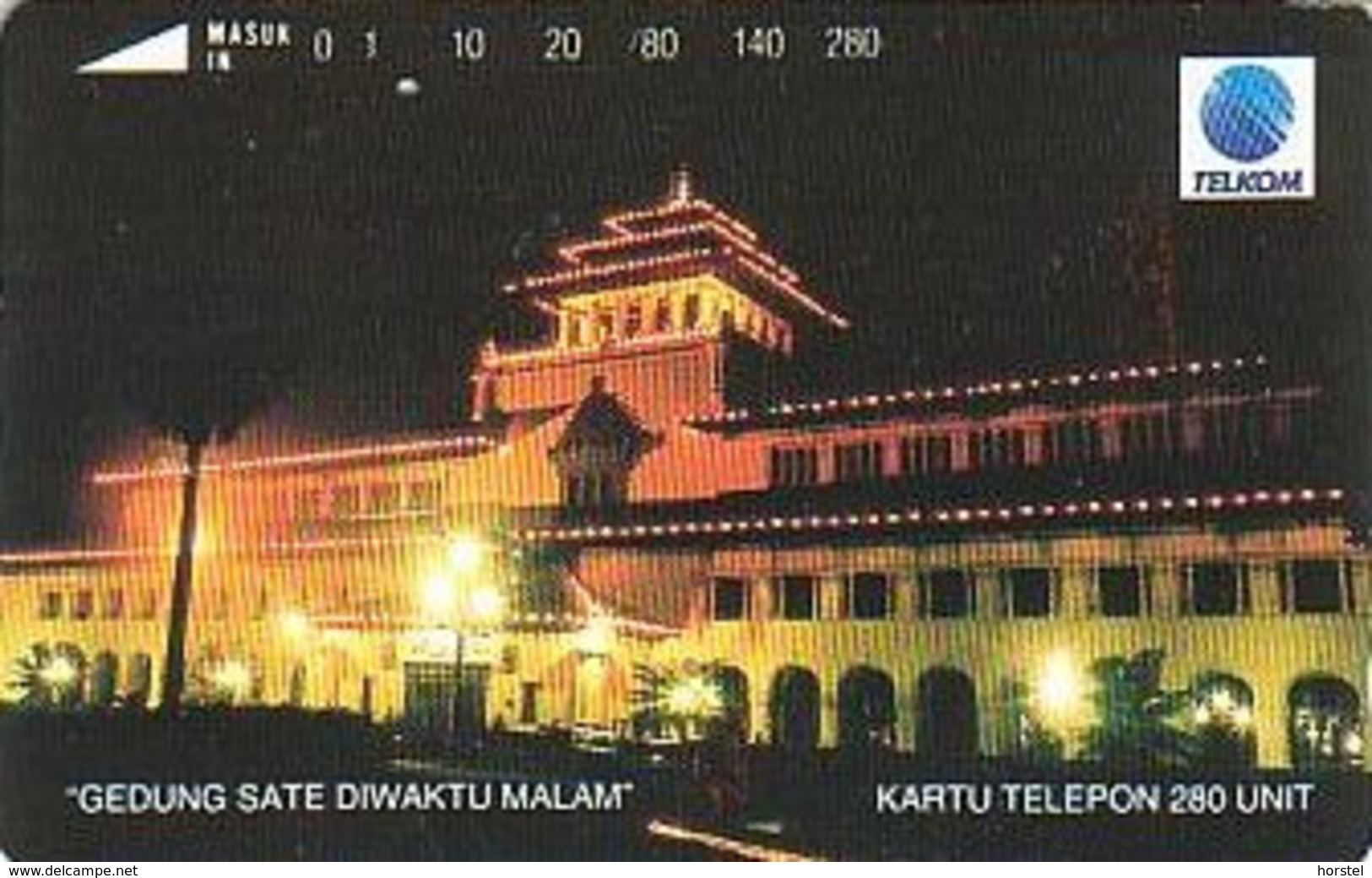 Indonesien - IND 220 WEST JAVA - GEDUNG SATE AT NIGHT - 280 Units - Indonésie