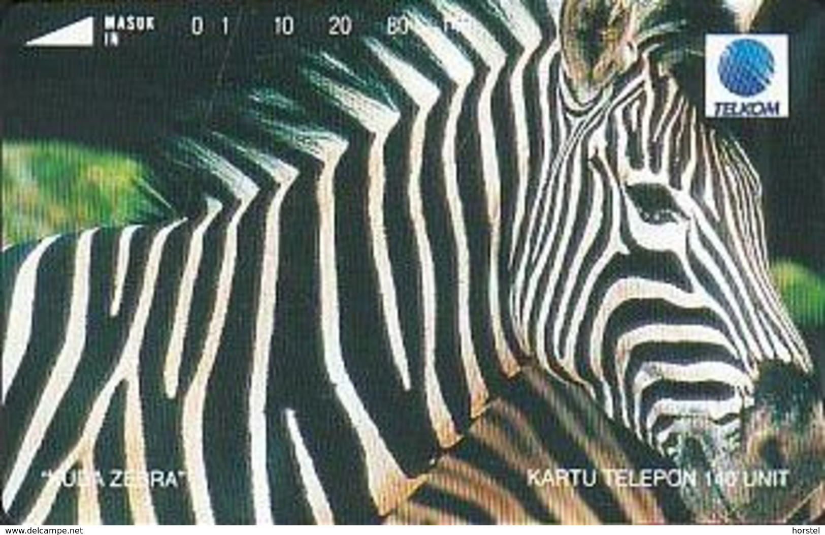 Indonesien - IND 222 WILD LIFE - ZEBRA - 140 UNITS - Mint - Indonésie