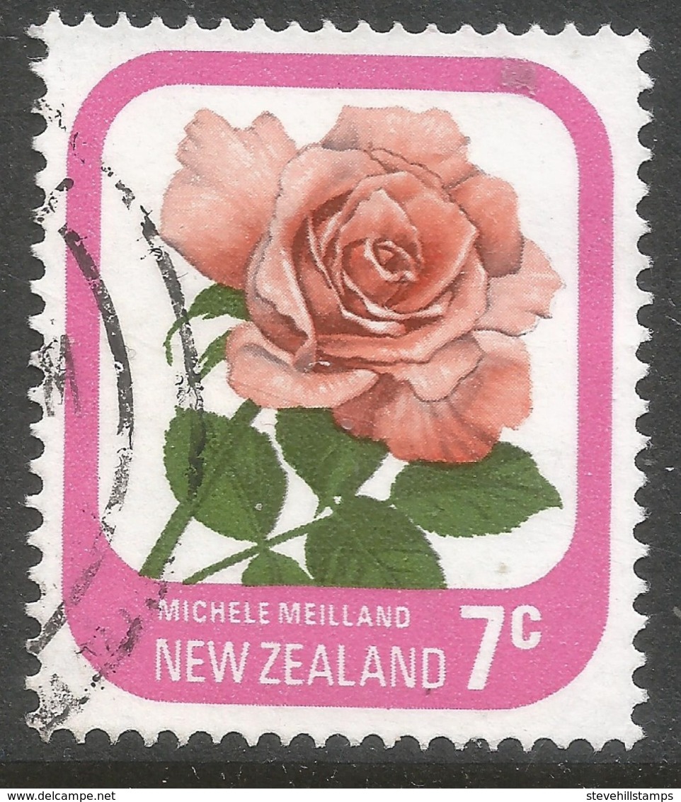 New Zealand. 1975 Definitives. 7c Used. SG 1092a - Used Stamps