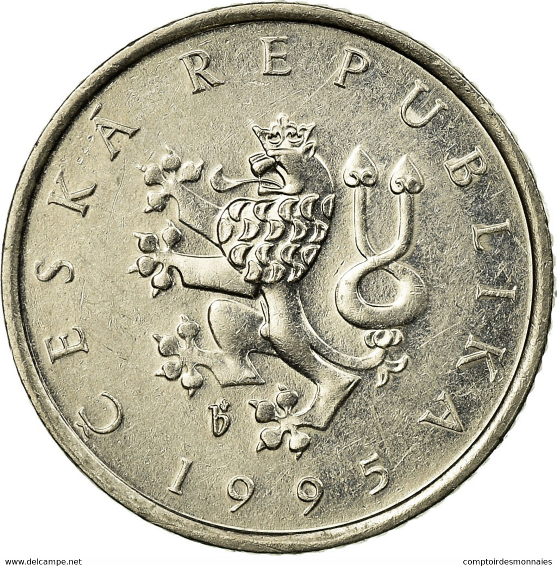 Monnaie, République Tchèque, Koruna, 1995, TTB, Nickel Plated Steel, KM:7 - Tchéquie